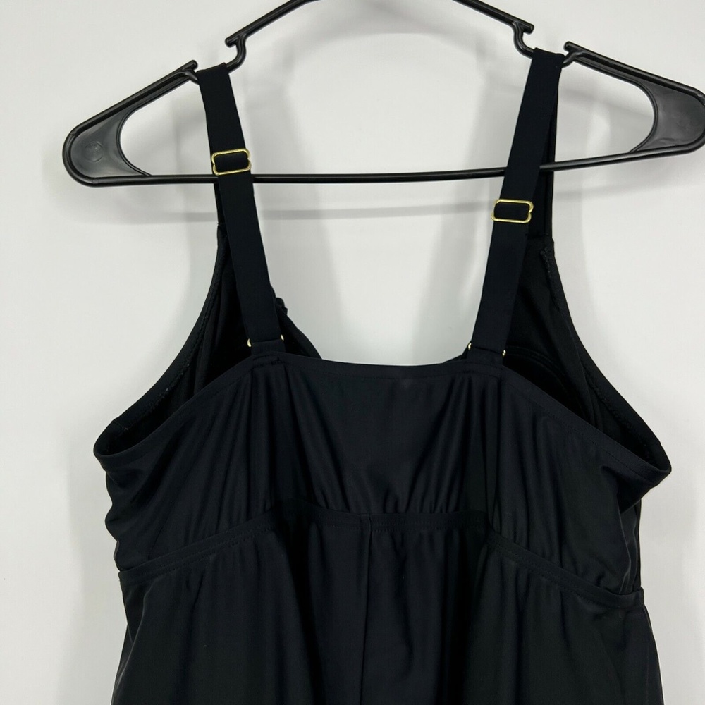 Ava & Viv Swim Dress Black One Piece Built In - Picture 10 of 12